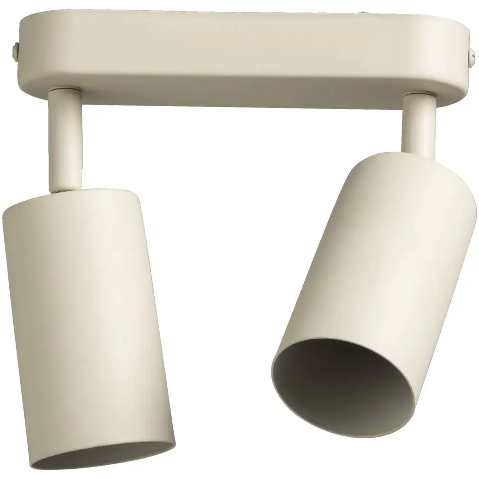 2-spot Basic - beige - 10x&Oslash;18 cm