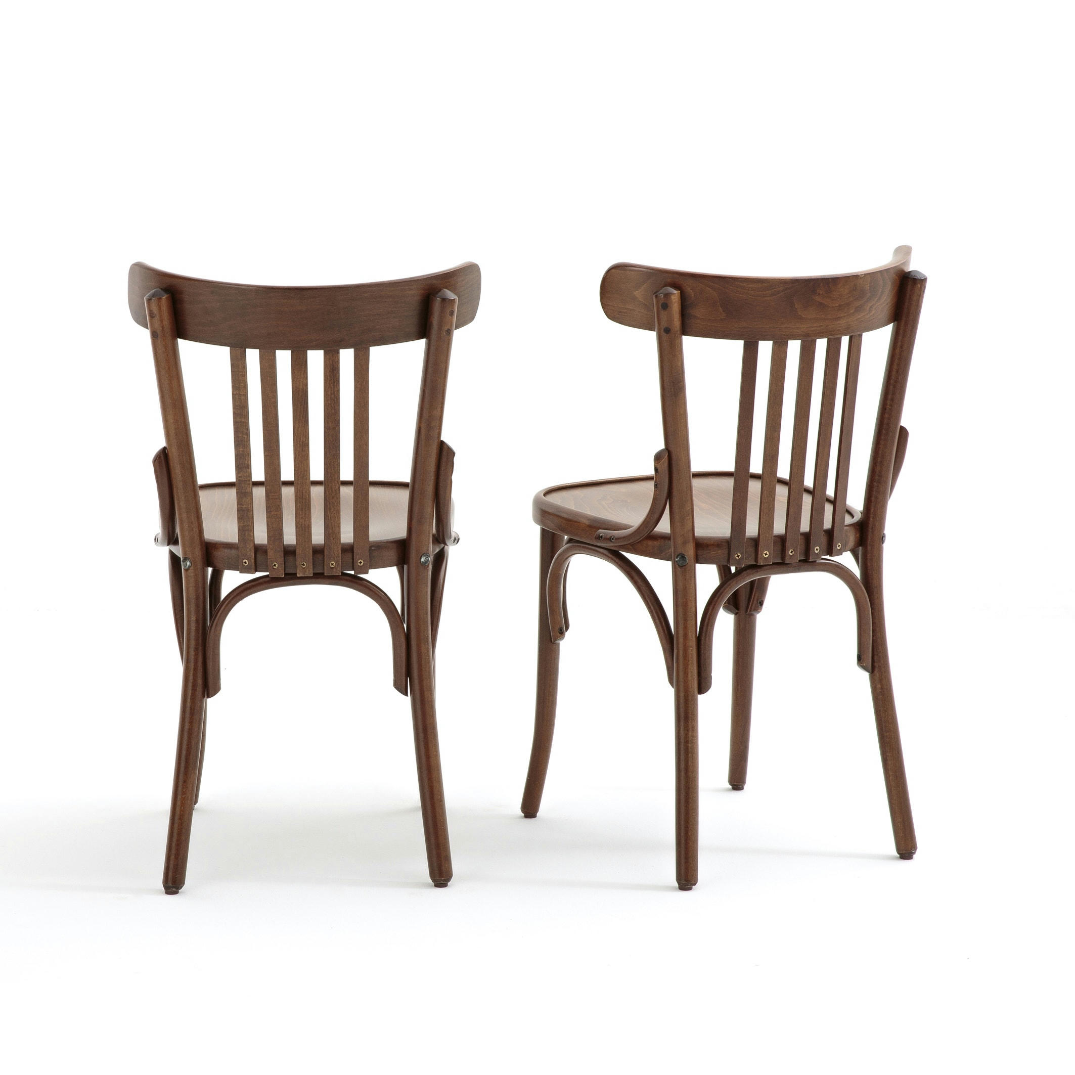 Lot de 2 chaises à barreaux, Bistro