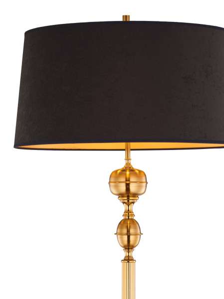 Lampa stojąca BATUMI złoty 1xE27x20W wym:177x50x50cm IP20 Jupiter