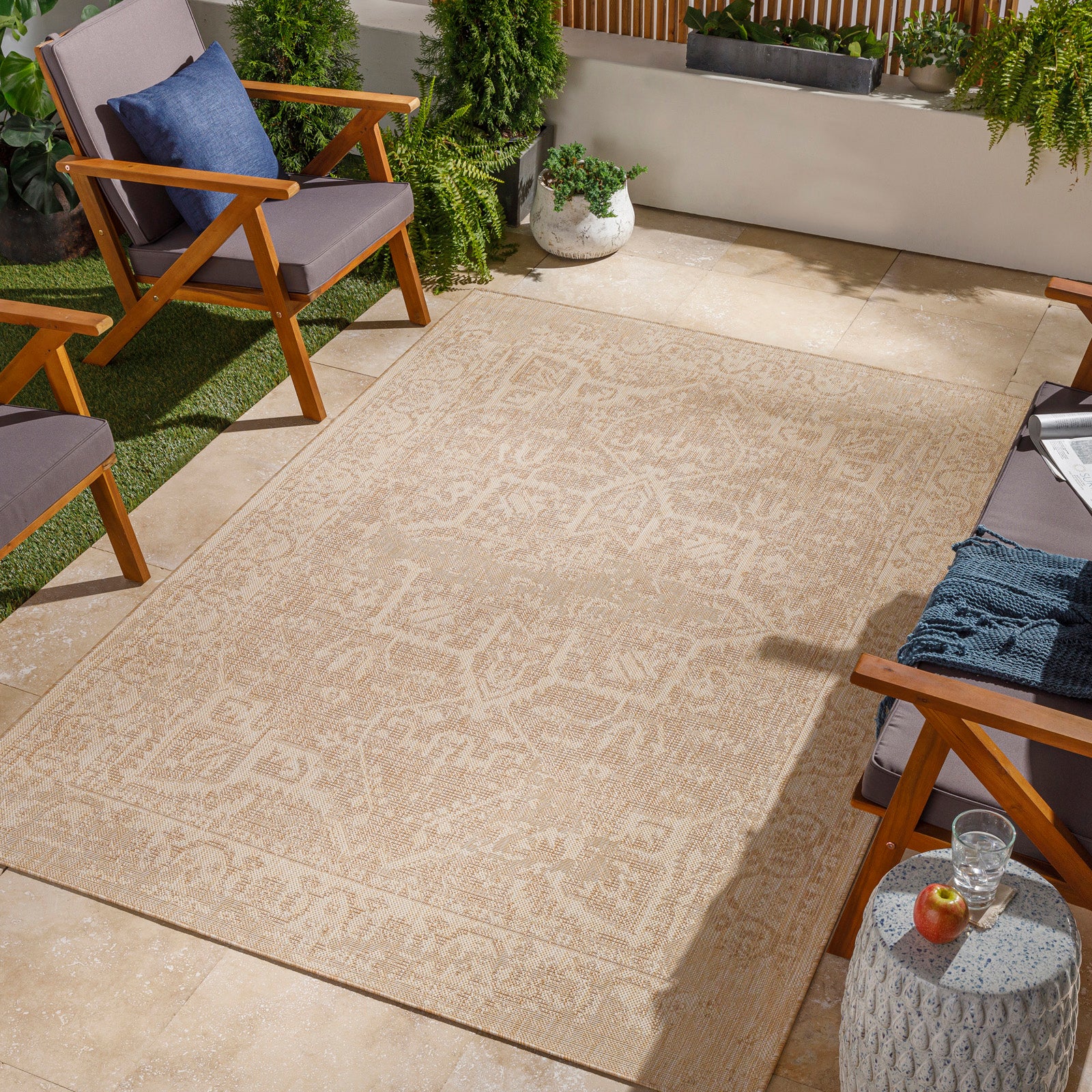 by fonQ Haze Vloerkleed 160 x 213 cm - Beige