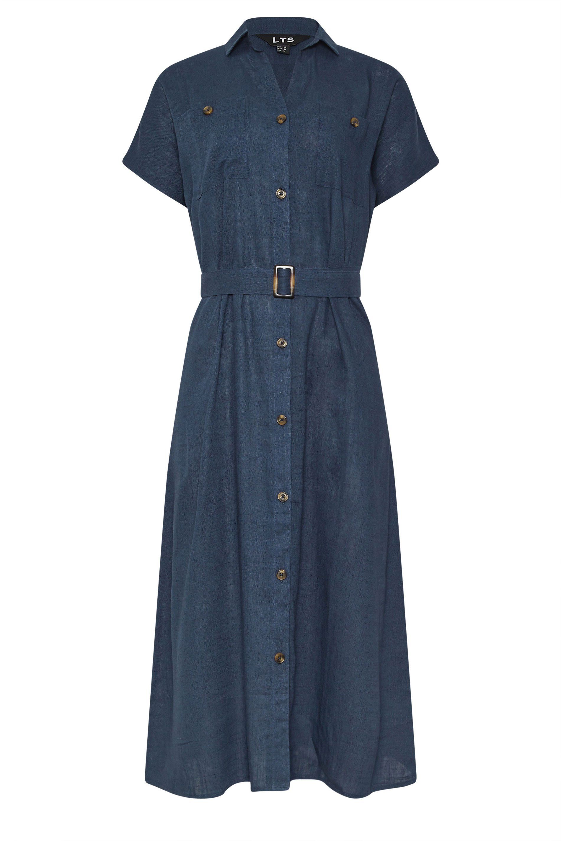Long Tall Sally Tall Linen Midi Dress