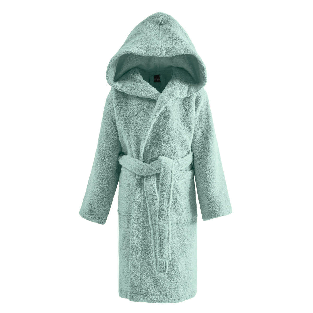 STUDIO - Peignoir enfant à capuche 400 g/m²  menthe 08/10 ans