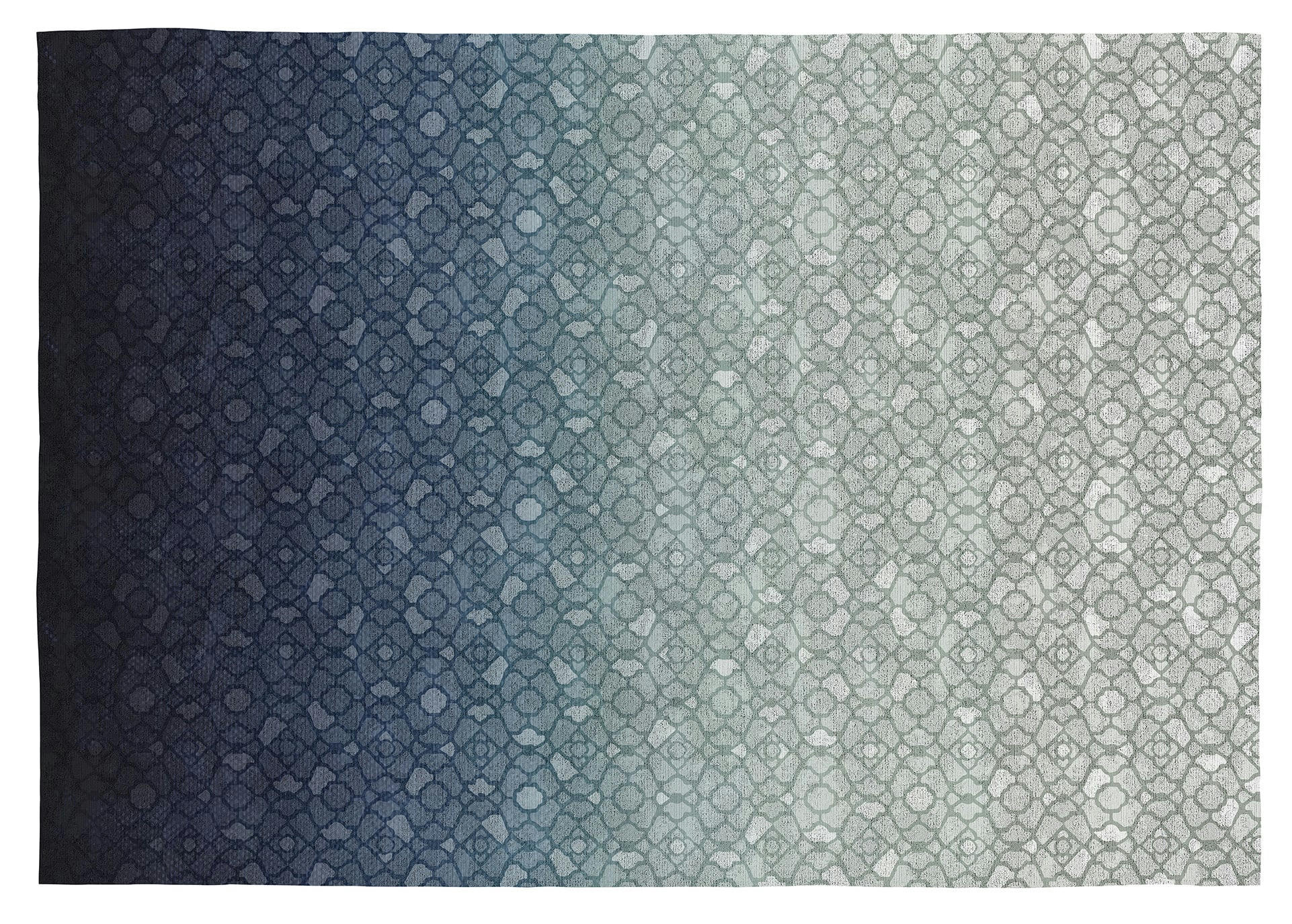 BERLIN - Tapis décoratif en coton en impression digital gris 160x230 cm