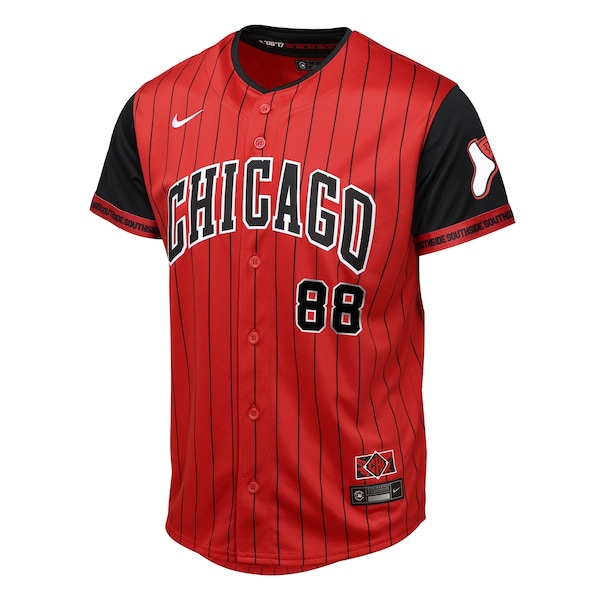 Luis Robert Jr. Chicago White Sox Youth 2025 City Connect Limited Player Jersey - Red/Black
