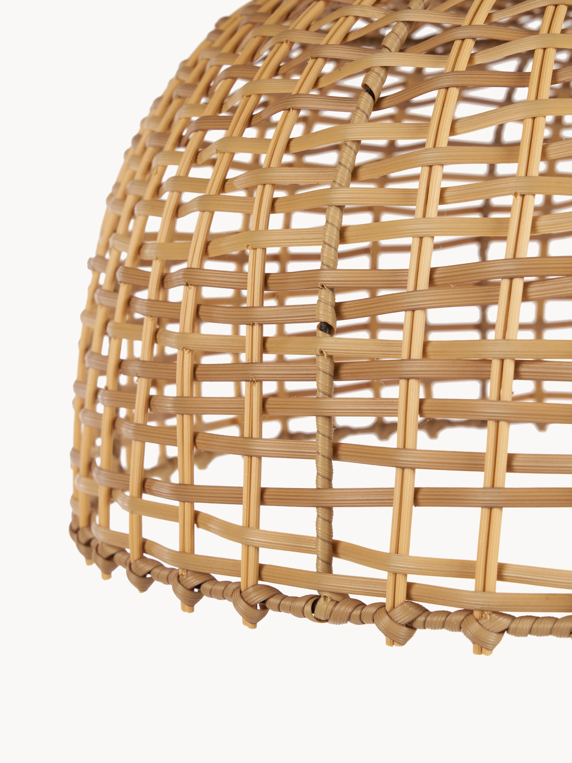 Polyrattan-Hängelampenschirm Cloche