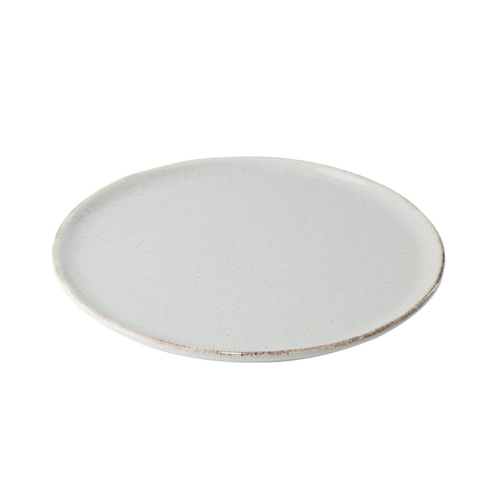 Assiette à dessert ronde Lisbonne grès gris Ø20,5cm