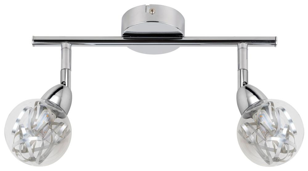 Lampa sufitowa BOLOchromowana LED 2x12W 3000K 480lm Candellux