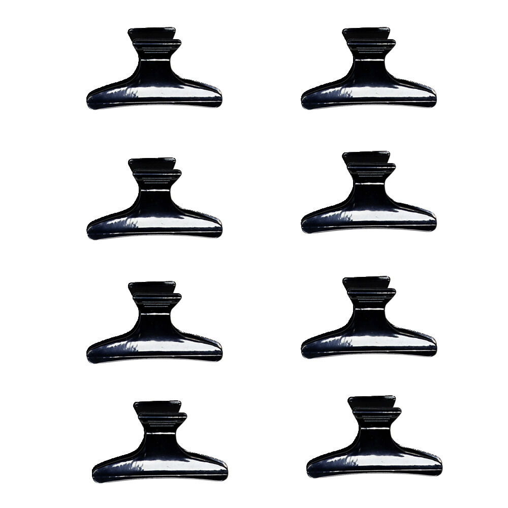 Lot de 8 pinces à cheveux noir ou rose - 2 coloris
