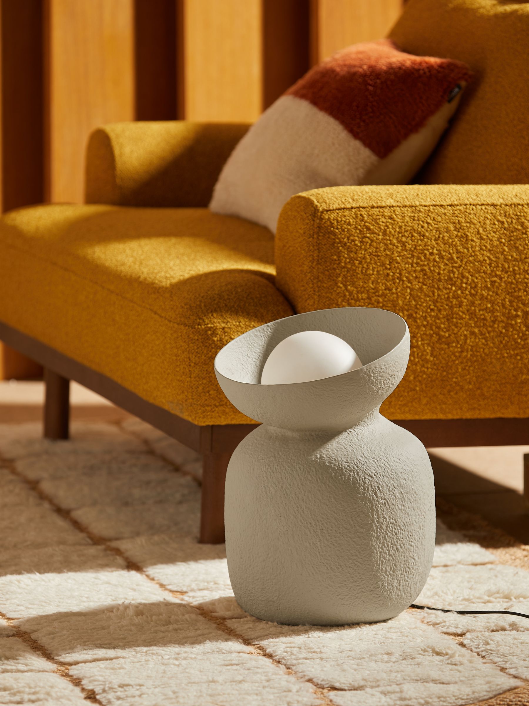 Vera Floor Lamp in Cream