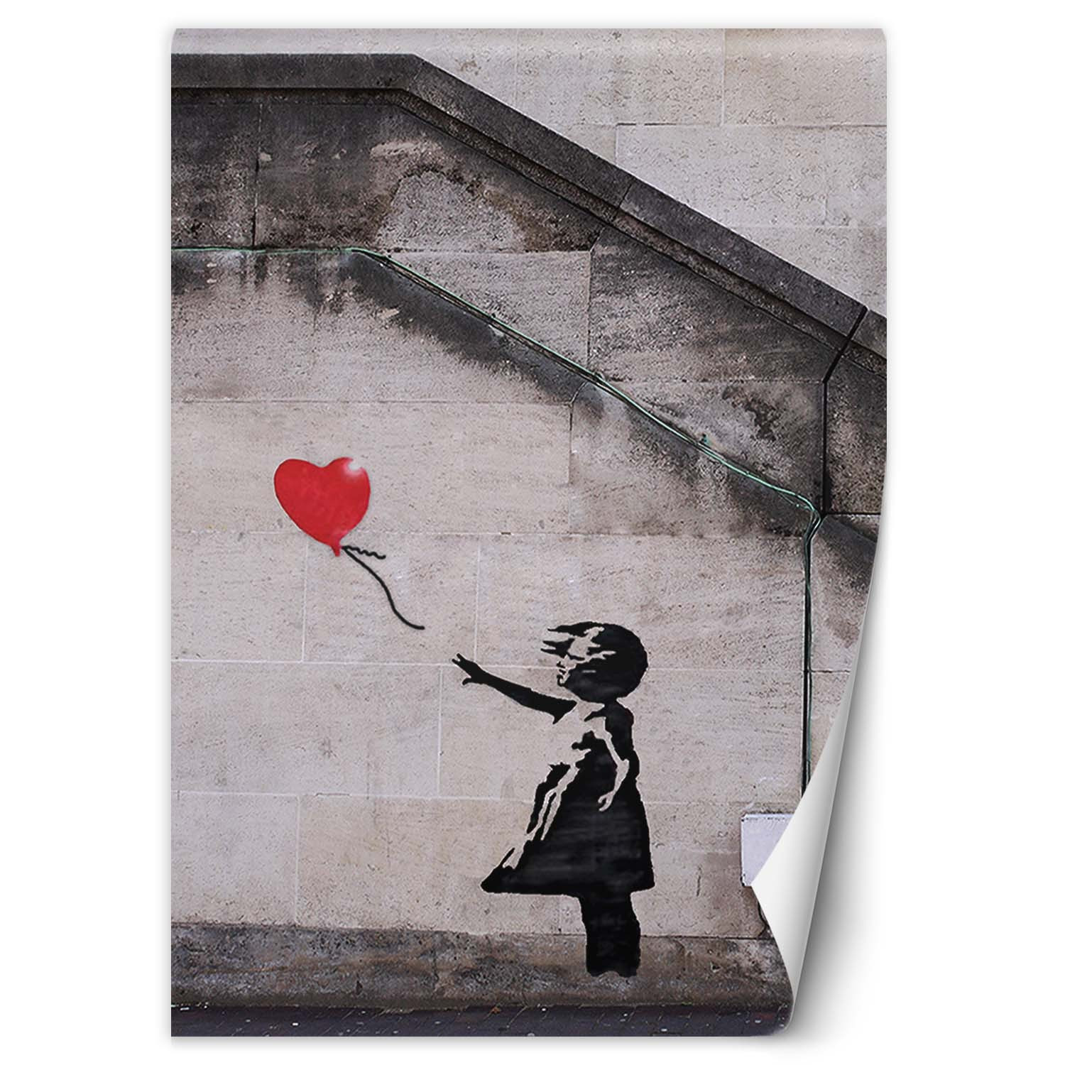 Feeby Fototapeta, Banksy Dziewczynka z balonikiem 100x140