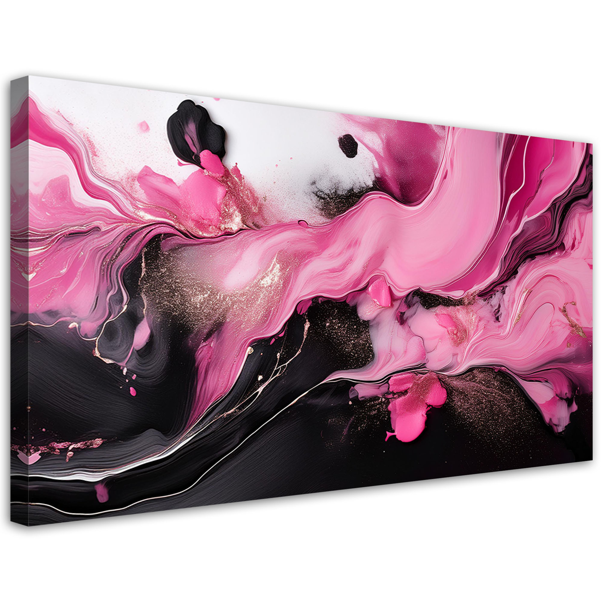 Feeby Obraz na płótnie, Różowa Abstrakcja Loft 120x60