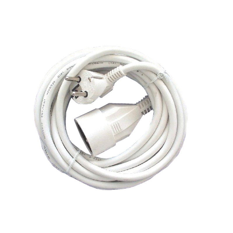 Allonge électrique blanche 3 x 1,5 mm² 10 m CHACON