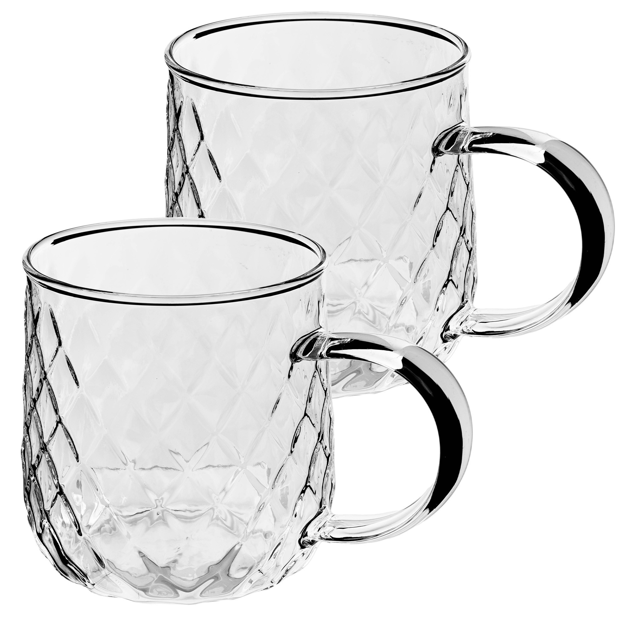 KADAX Szklanki Do Herbaty Z Uchem 350ml 2szt