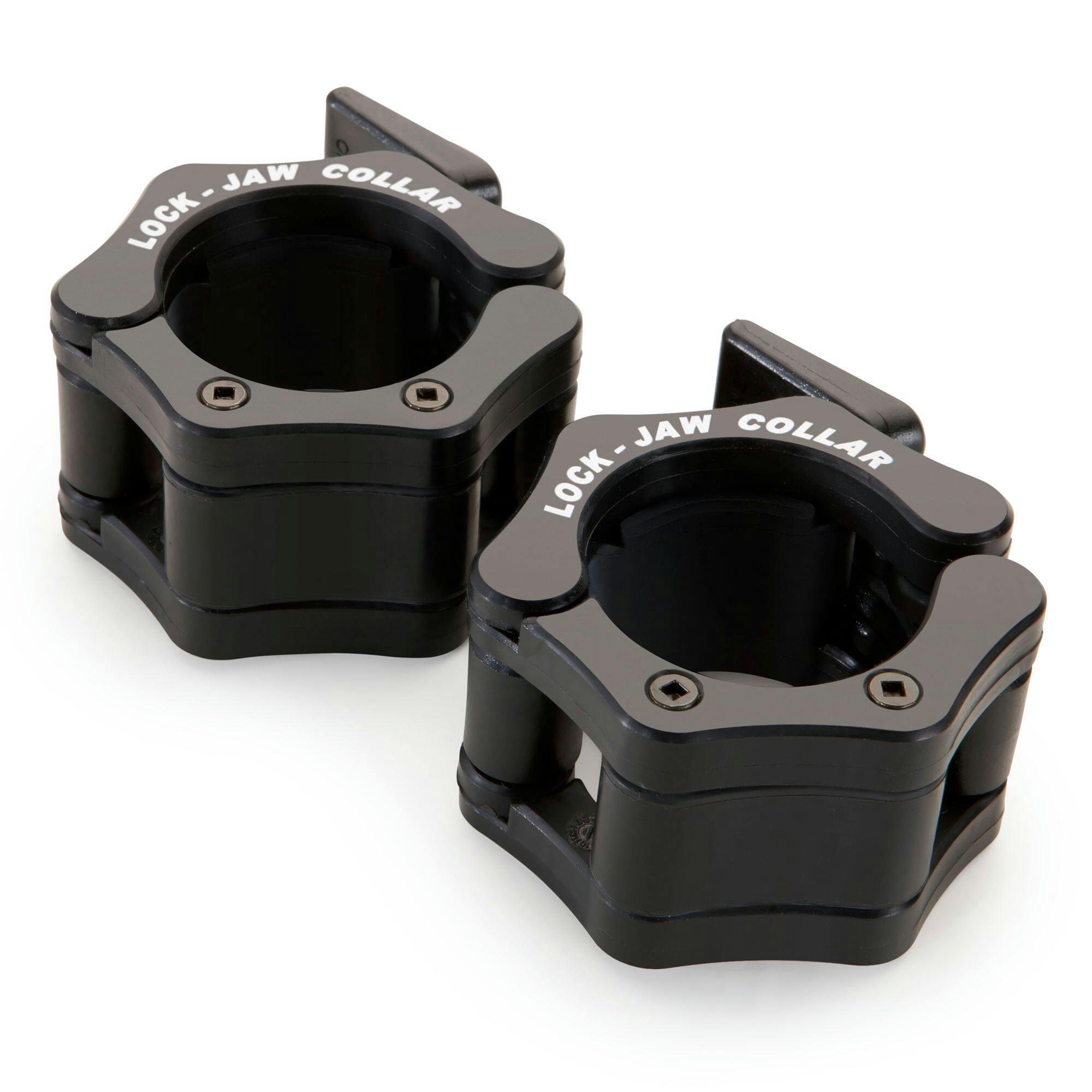 Steelbody OBC-5 Lock Jaw Collars for Standard Olympic-Sized Bars, Black, 2-pk