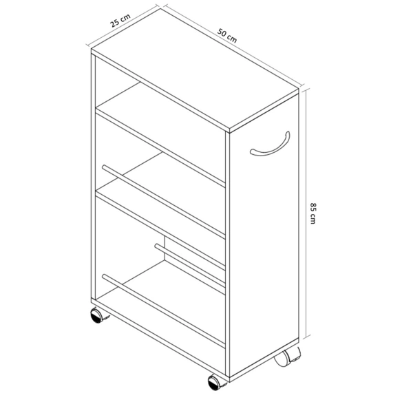 Küchenwagen »Tusal«, braun
