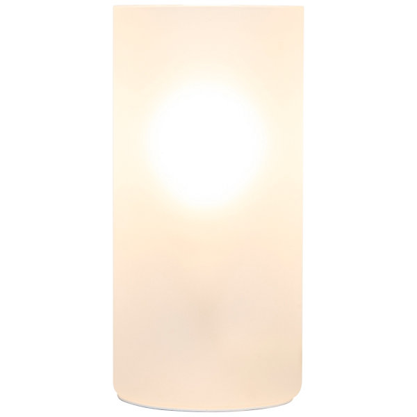 Lampe de table incandescent Singou GoodHome E14 blanc mat
