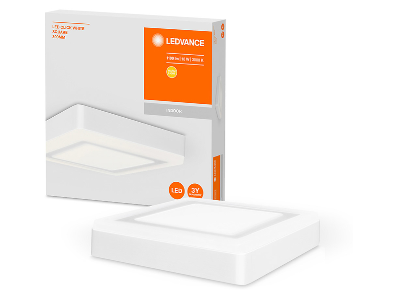Plafon Clik LED aluminiowy biały