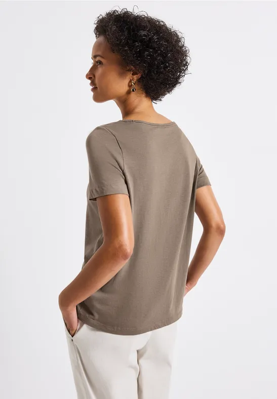 Basic Shirt mit Print