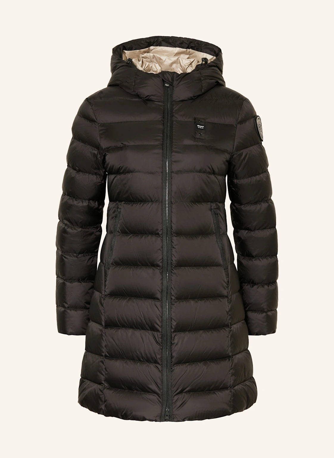 Blauer Daunenmantel AGNES