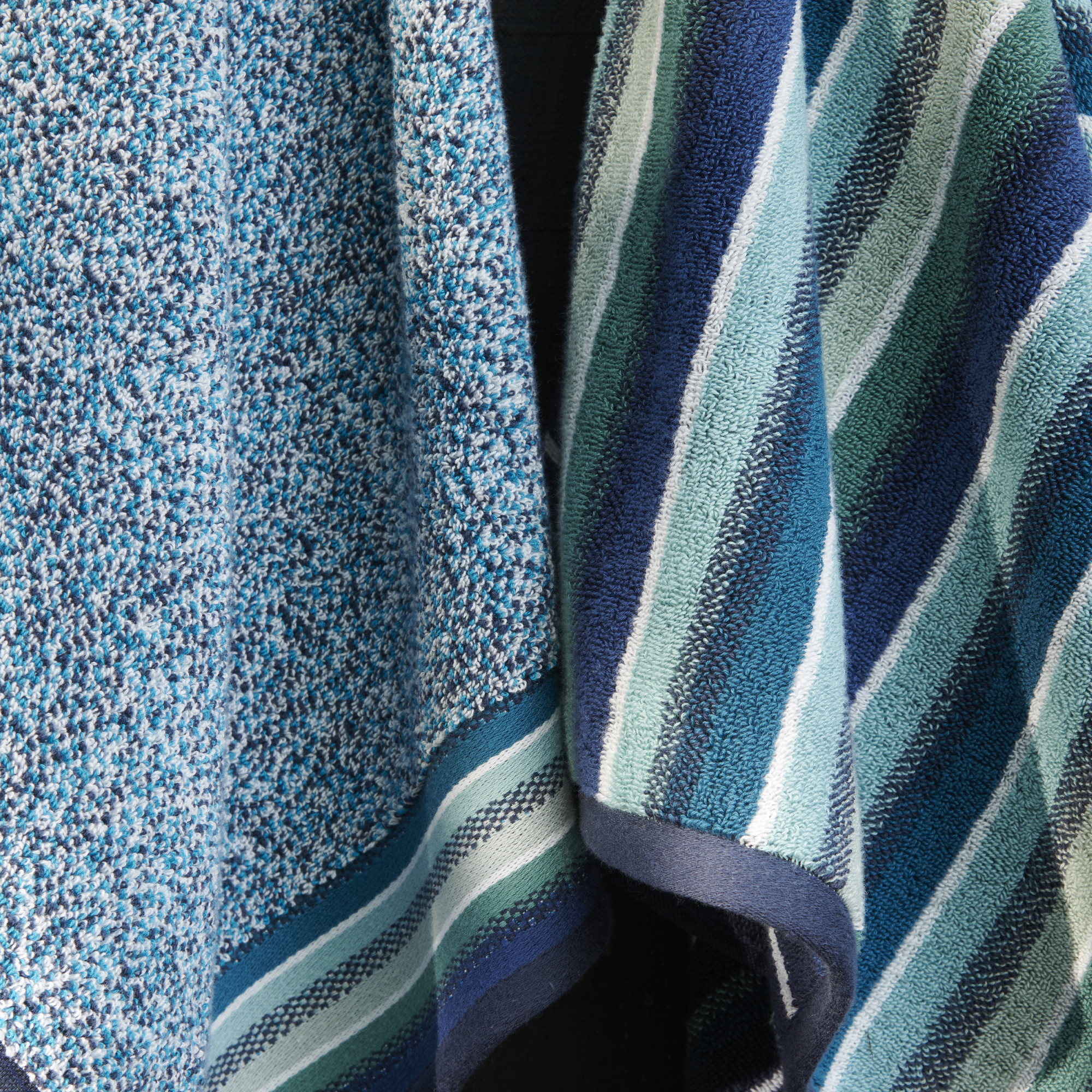 Serviette de bain jacquardLignes d'Azur