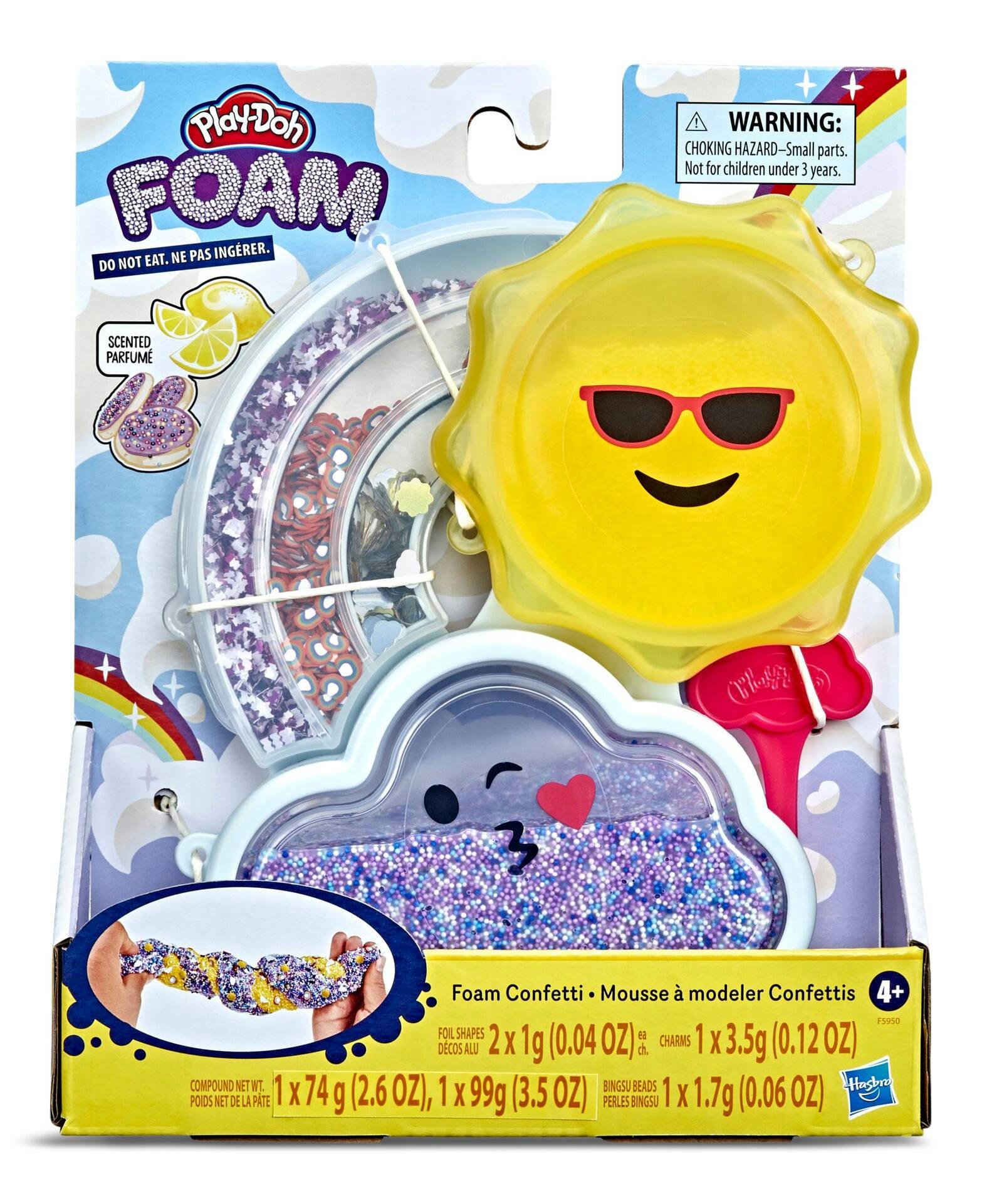 Play-Doh Foam Confetti, Ages 4+, Scented