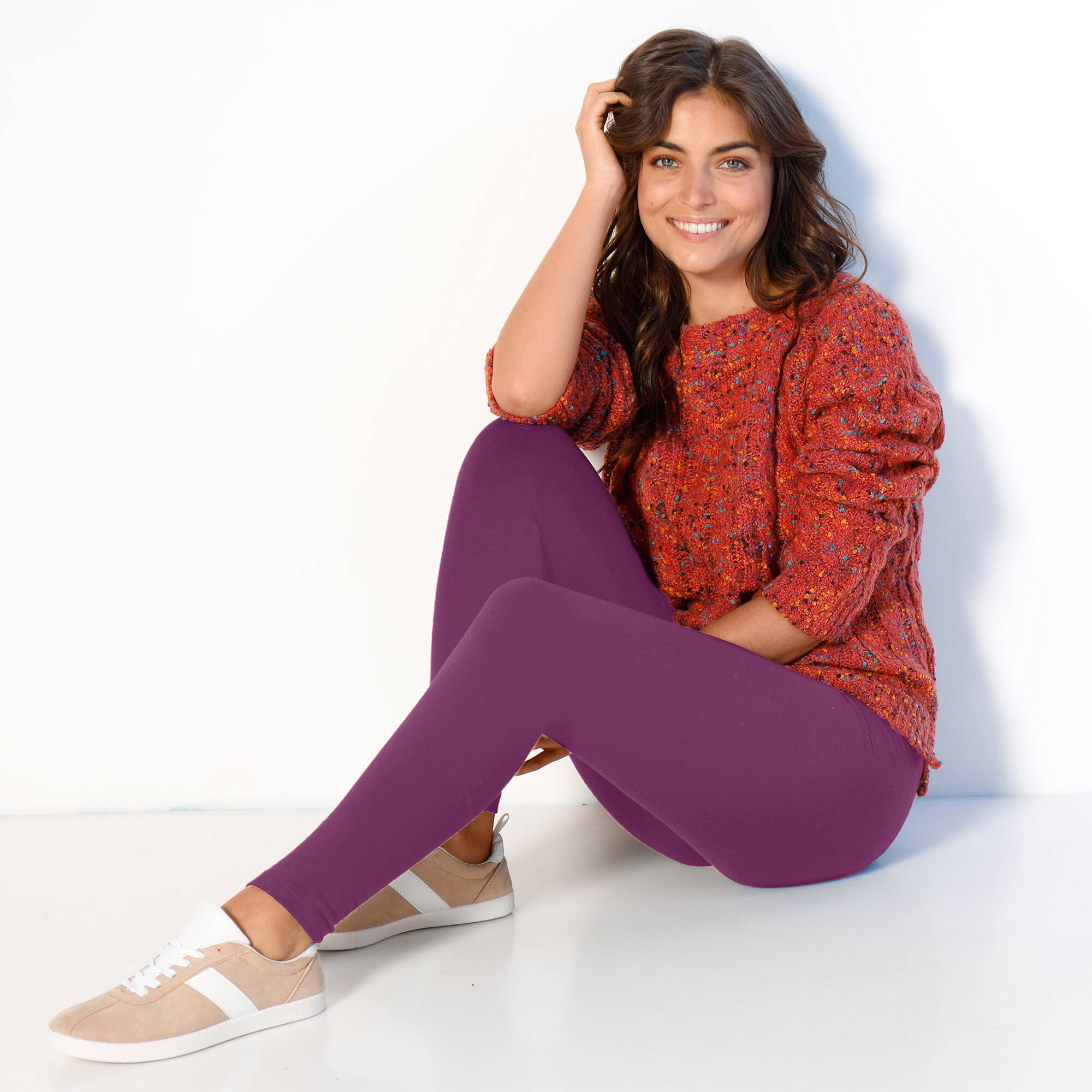 Legging taille haute spécial froid, molleton gratté