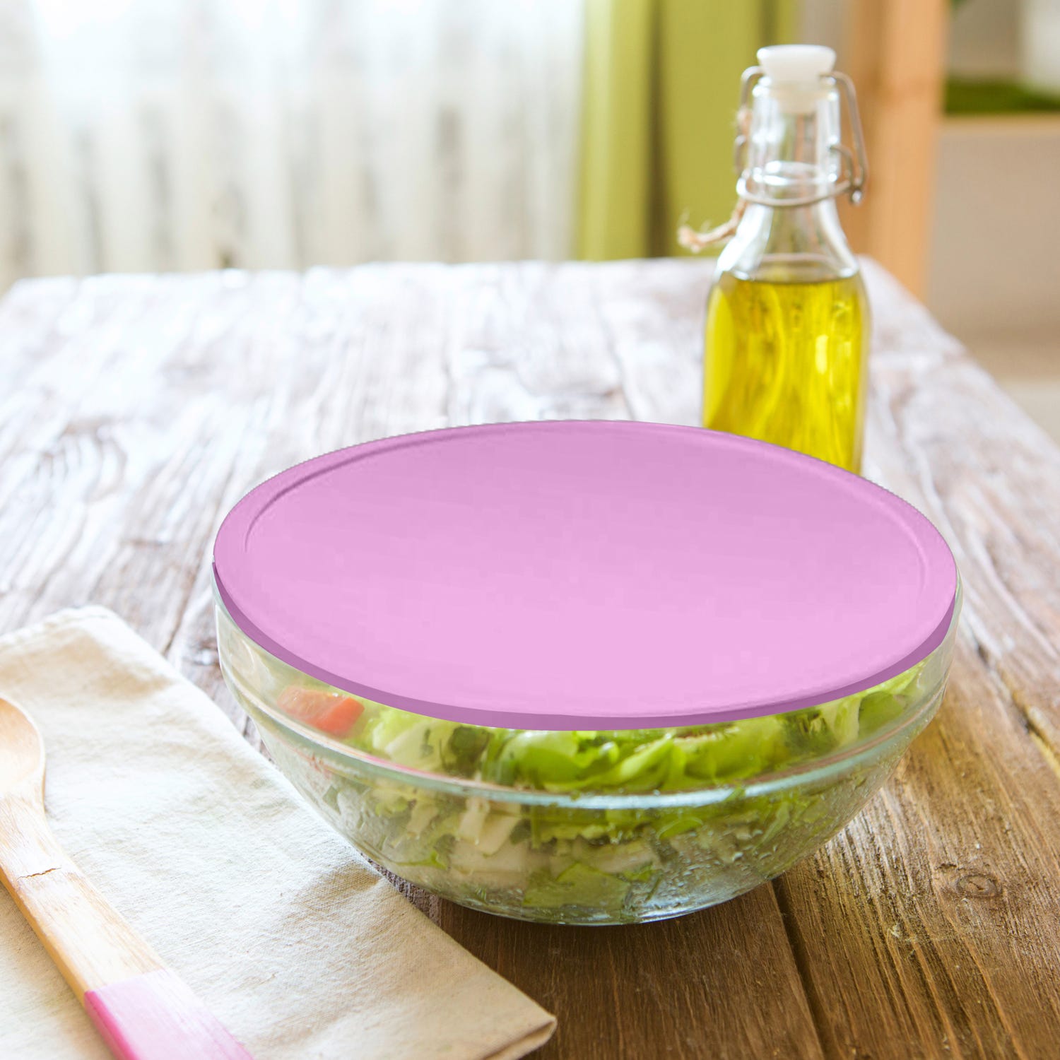 Set insalatiere Pasabahce Con coperchio, 4 pezzi