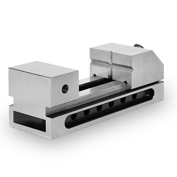 EBERTH Etau de précision à basse tension, largeur des mors 50mm, force de serrage maximale 65mm, hauteur des mors 25mm