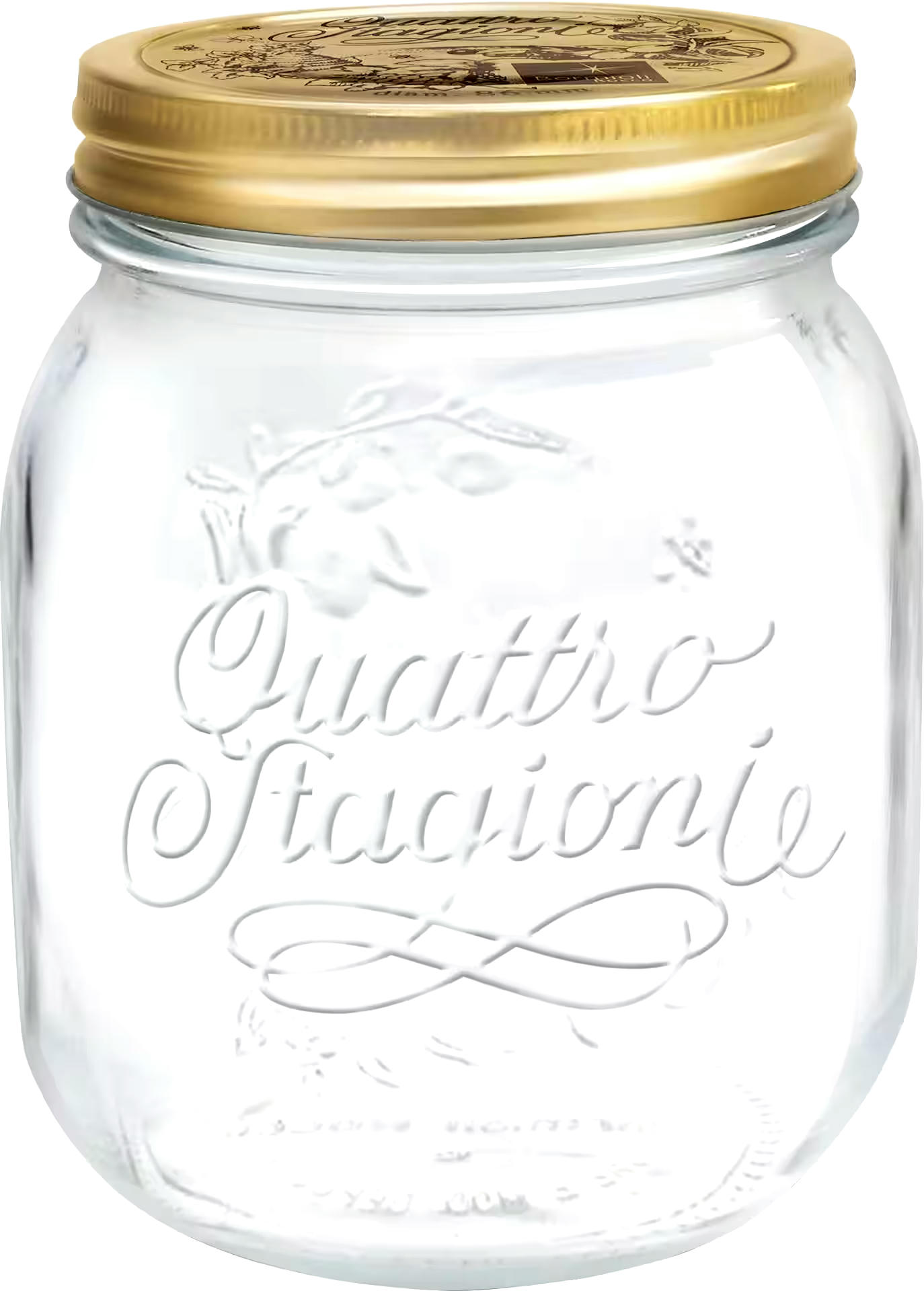 Quattro Stagioni 700mL Wide Mouth Glass Mason Jar with Sealing Lid