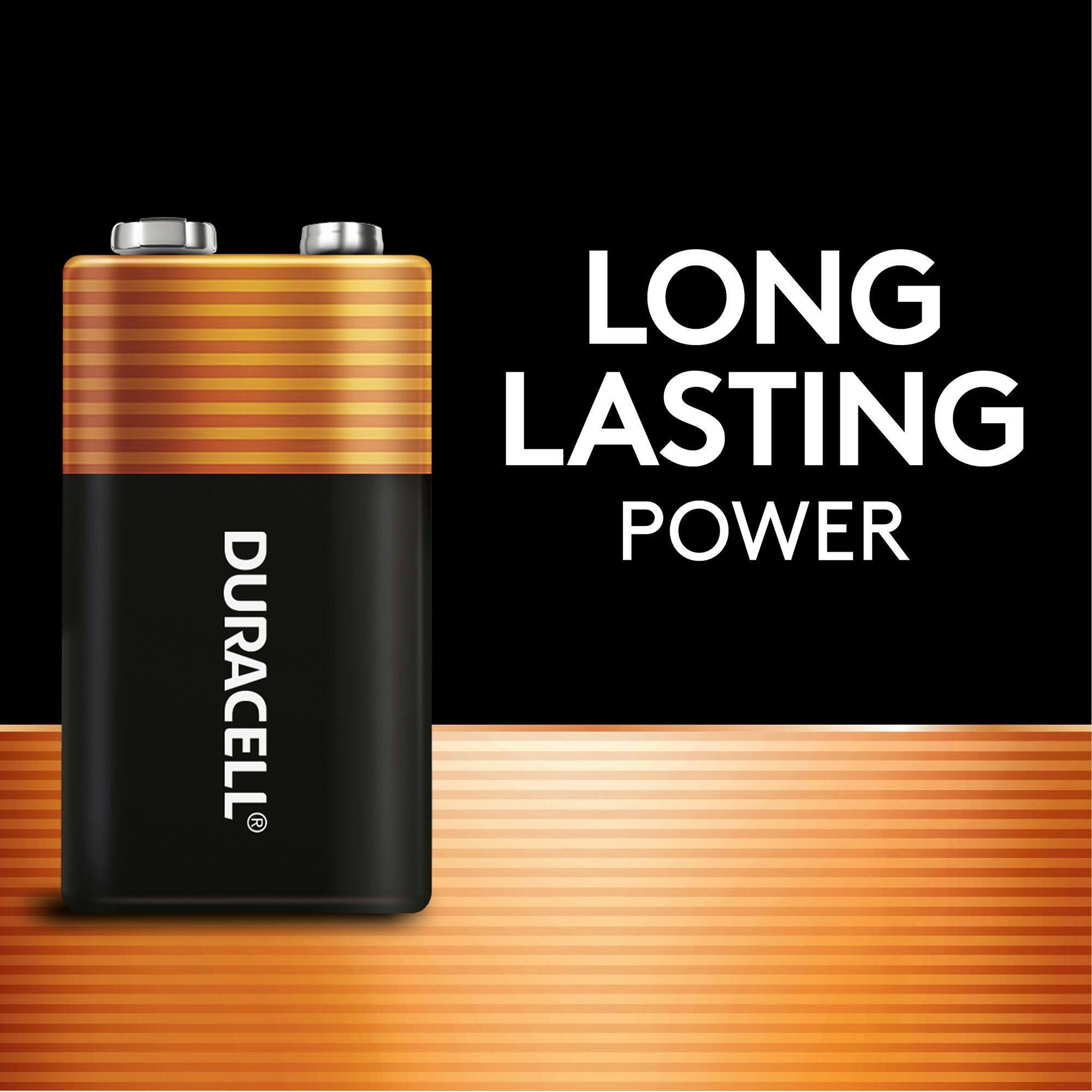 Duracell Coppertop 9V Battery, Alkaline, 1-pk