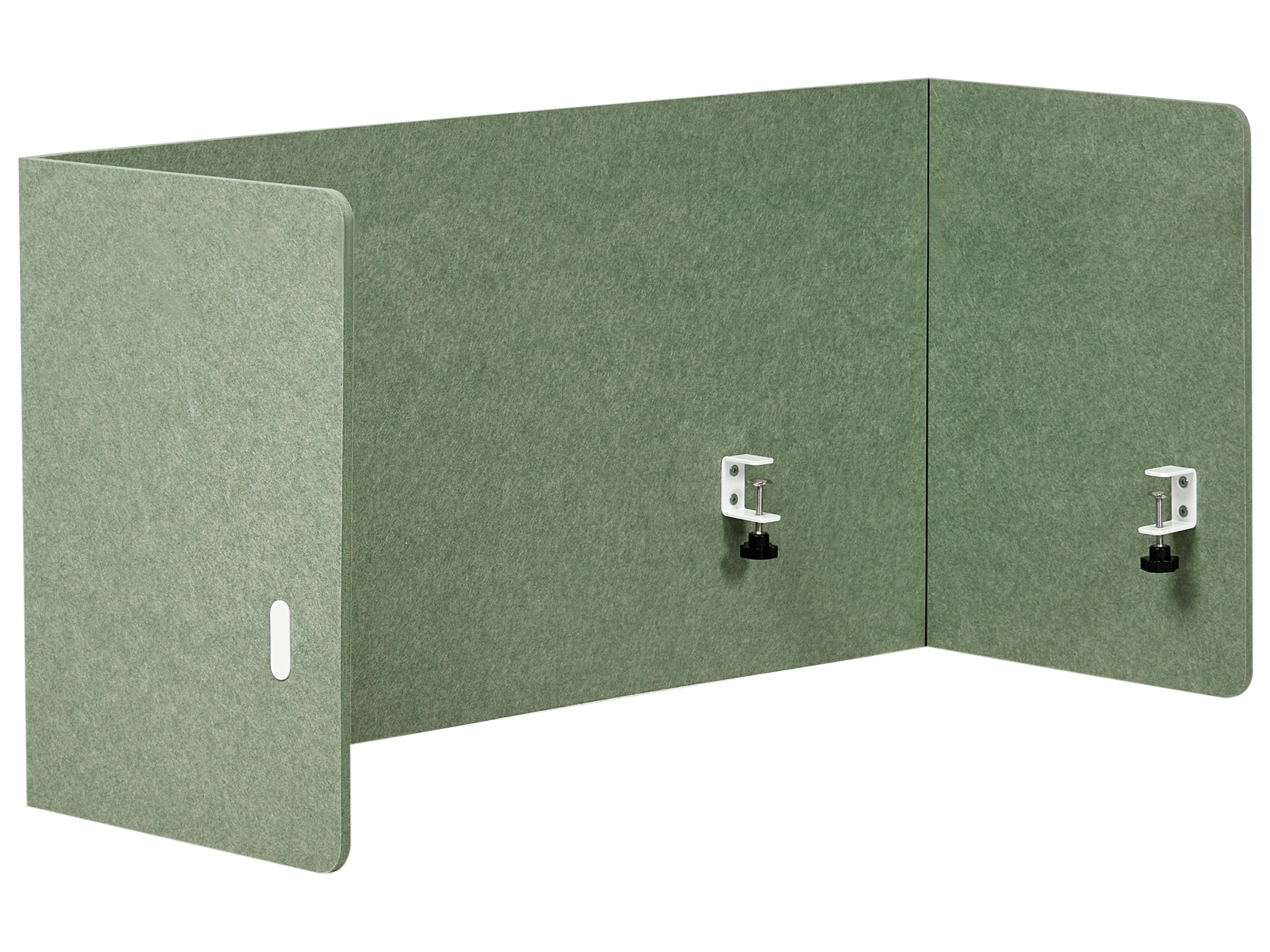Desk Screen SOLOA 210 x 61 cm Green
