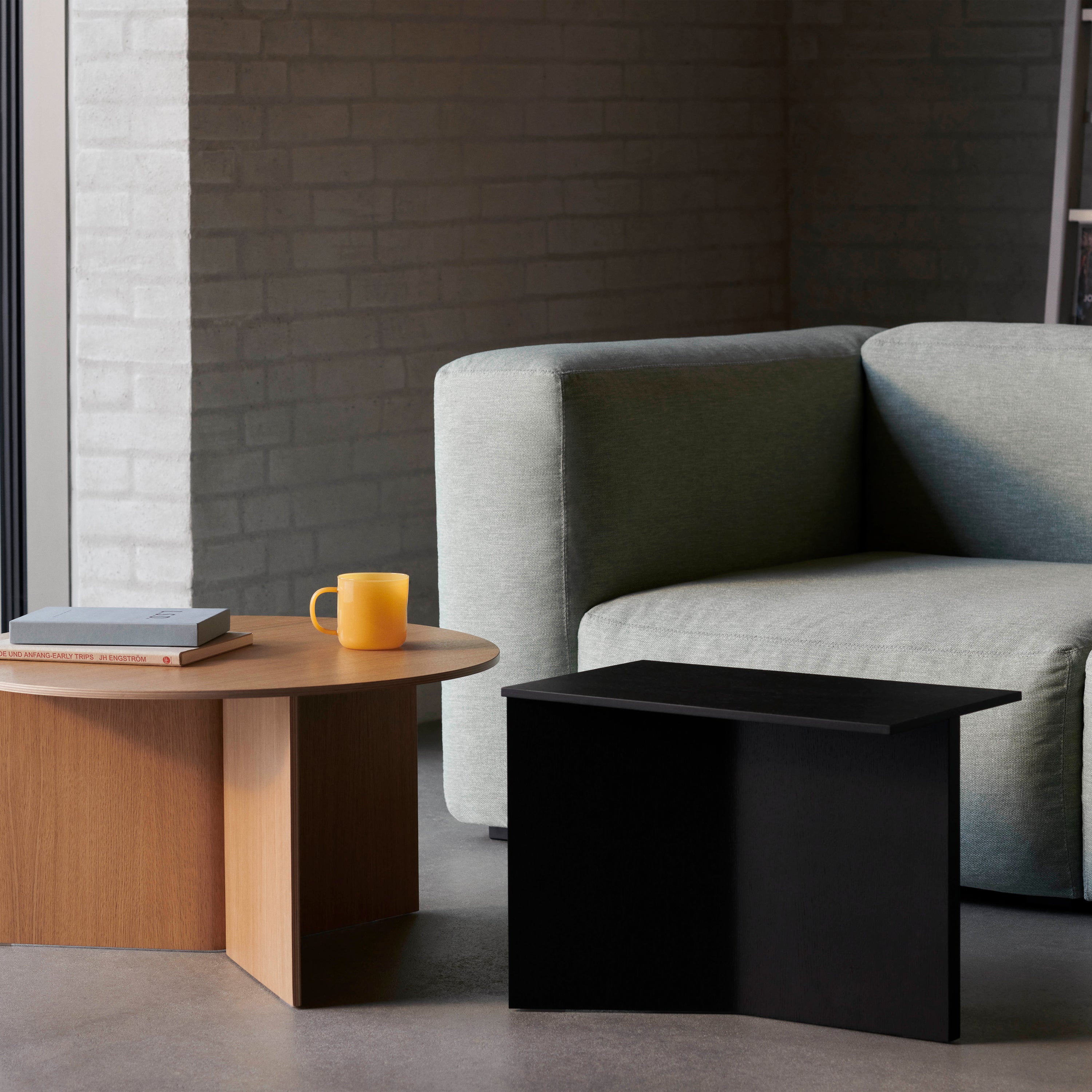 HAY Slit Table Wood Oblong Bijzettafel - Zwart