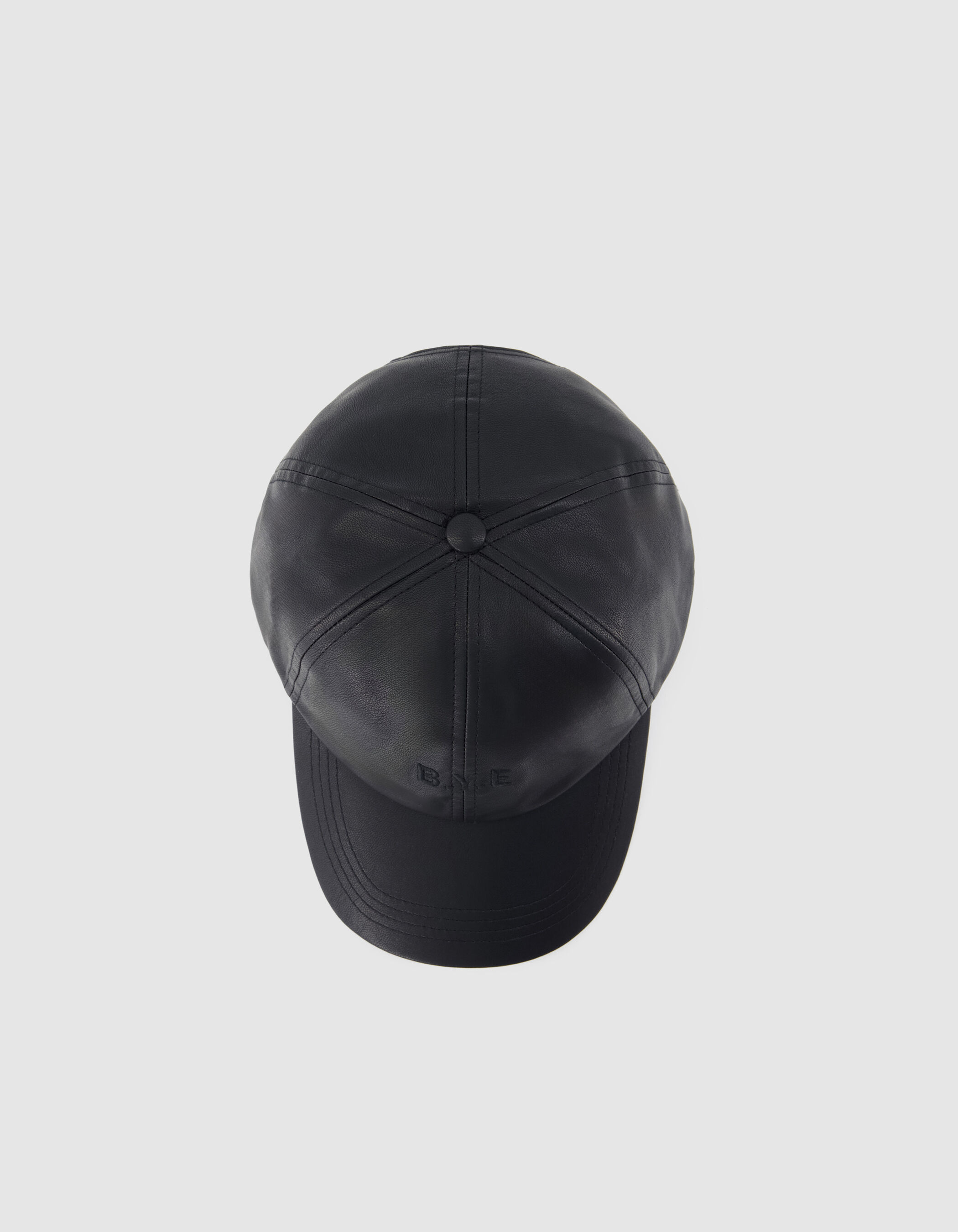 Casquette noire broderie ton sur ton Femme