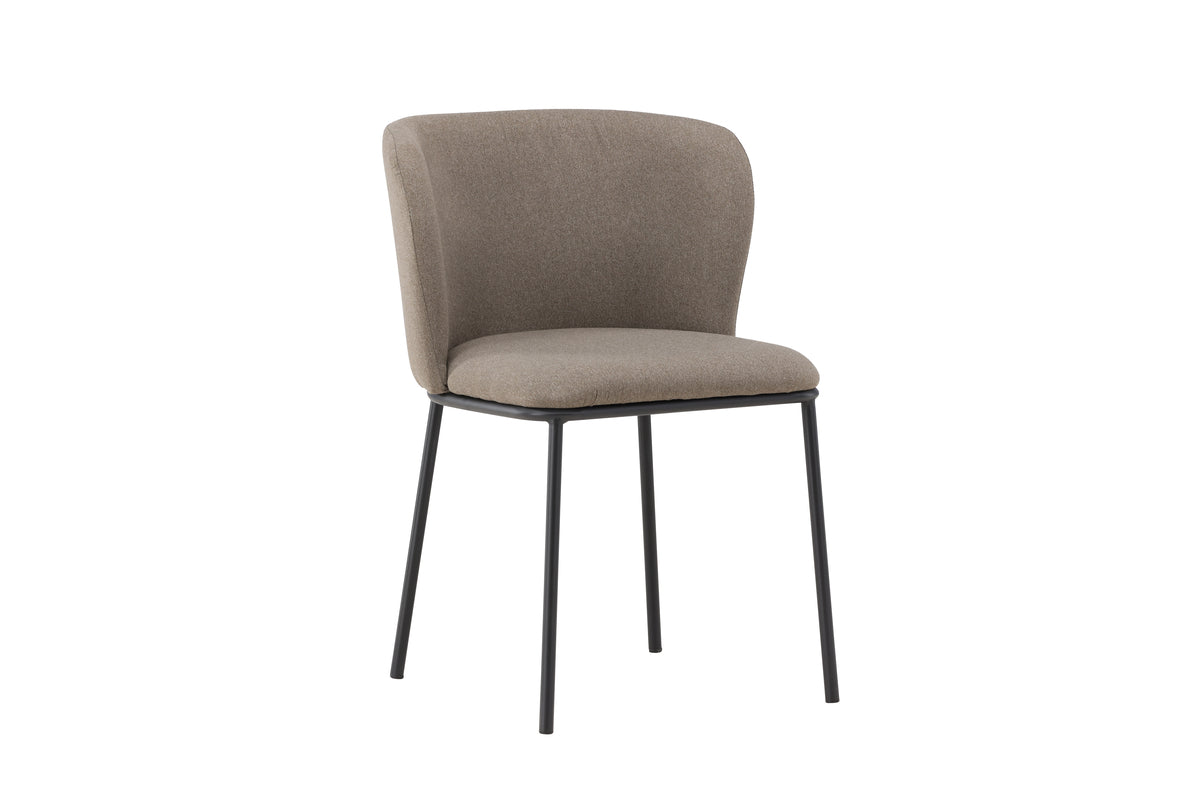Rebellenclub Eetkamerstoel Ika - Set van 2 - Taupe