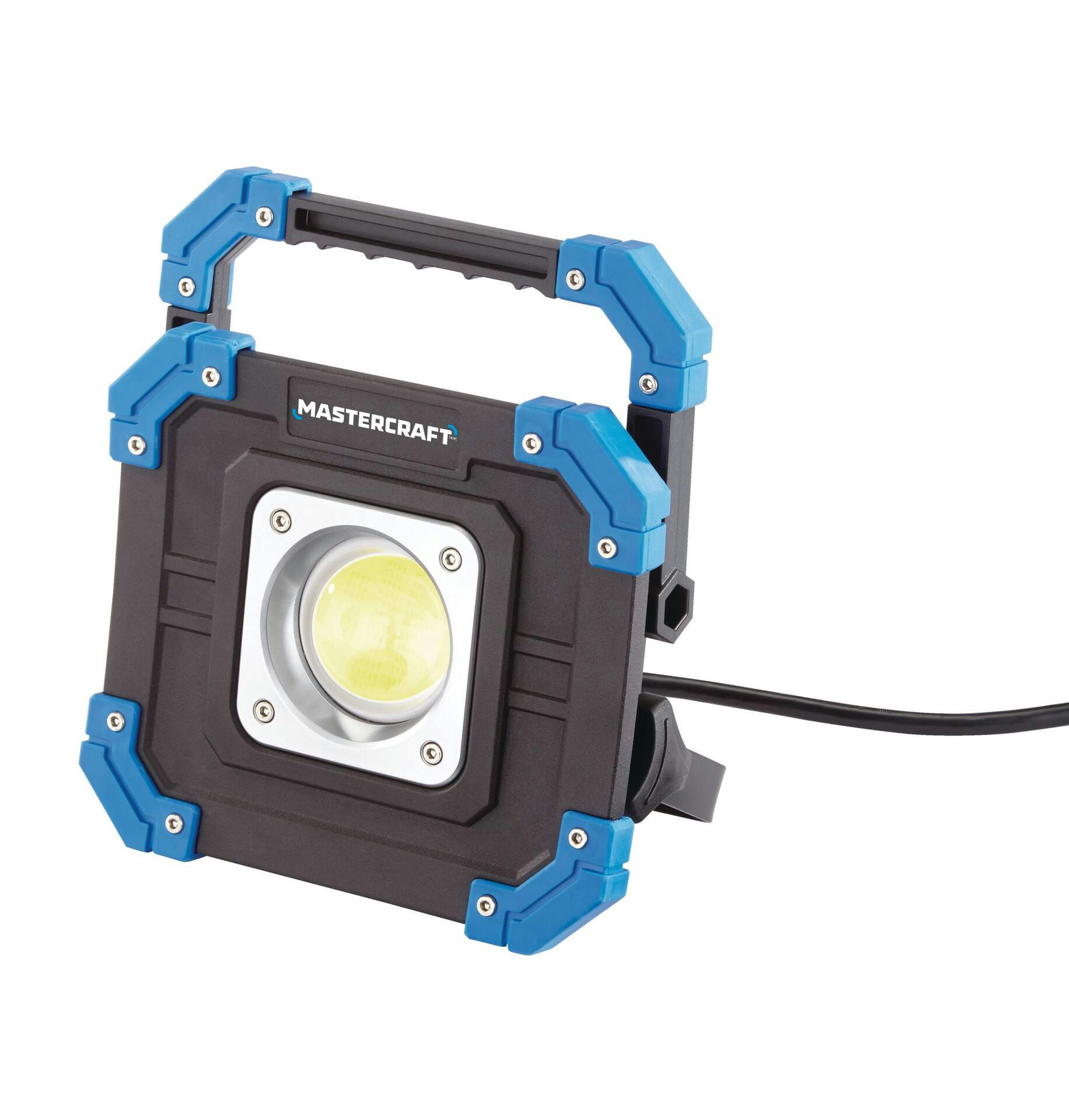 Mastercraft LED Work Light with Tripod, 2500 Lumens, 35W, 6500K
