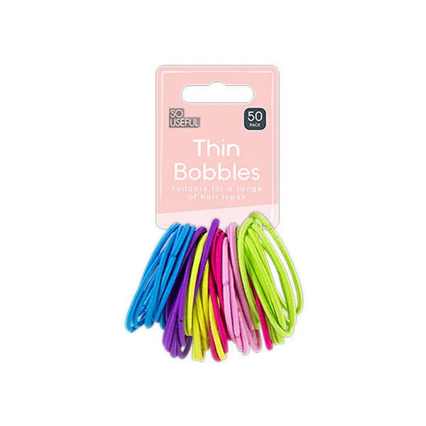 So Useful Thin Hair Bobbles 50 Pack
