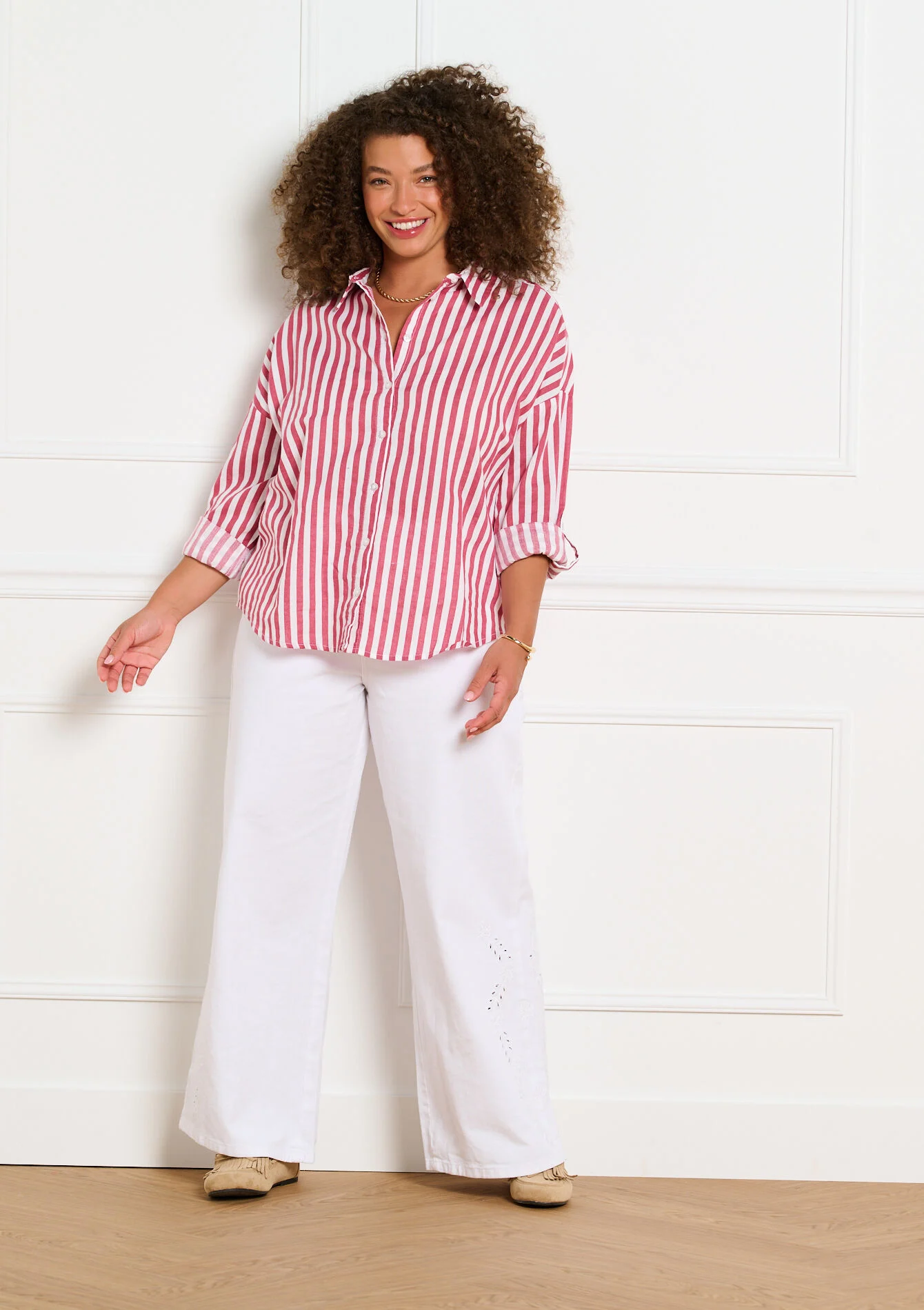 Los vallend gestreept hemd