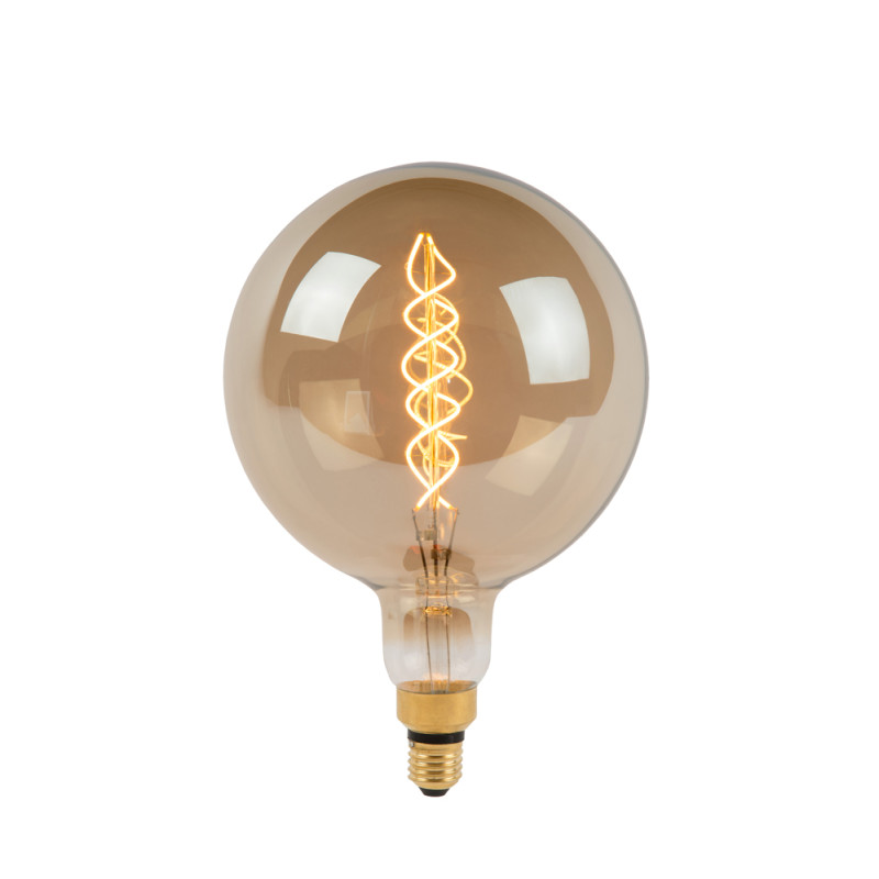 Ampoule fumée à filament Giant Bulb LED E27 8 W Ø 20 cm dimmable LUCIDE