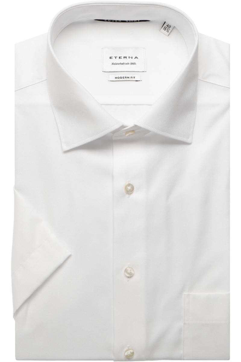ETERNA Cover Shirt Modern Fit Hemd weiss, Einfarbig
