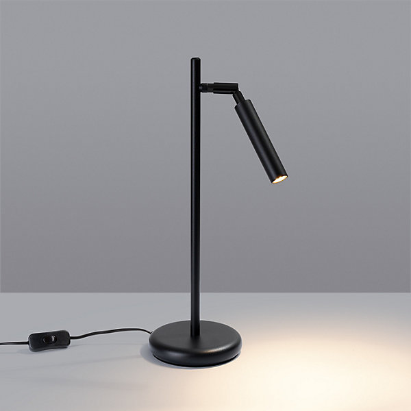 Lampe de bureau en acier 1 ampoule 4000K - 14x20x43cm Sollux