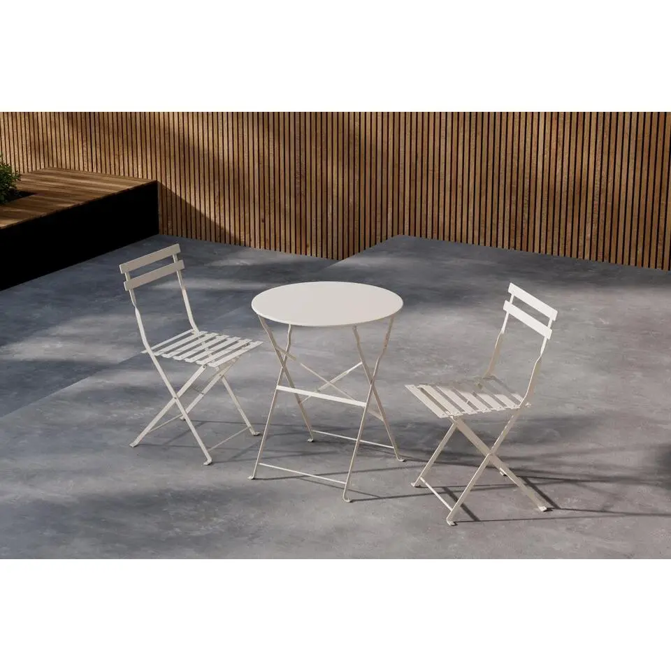 Svea - Serkan inklapbare bistro set - beige