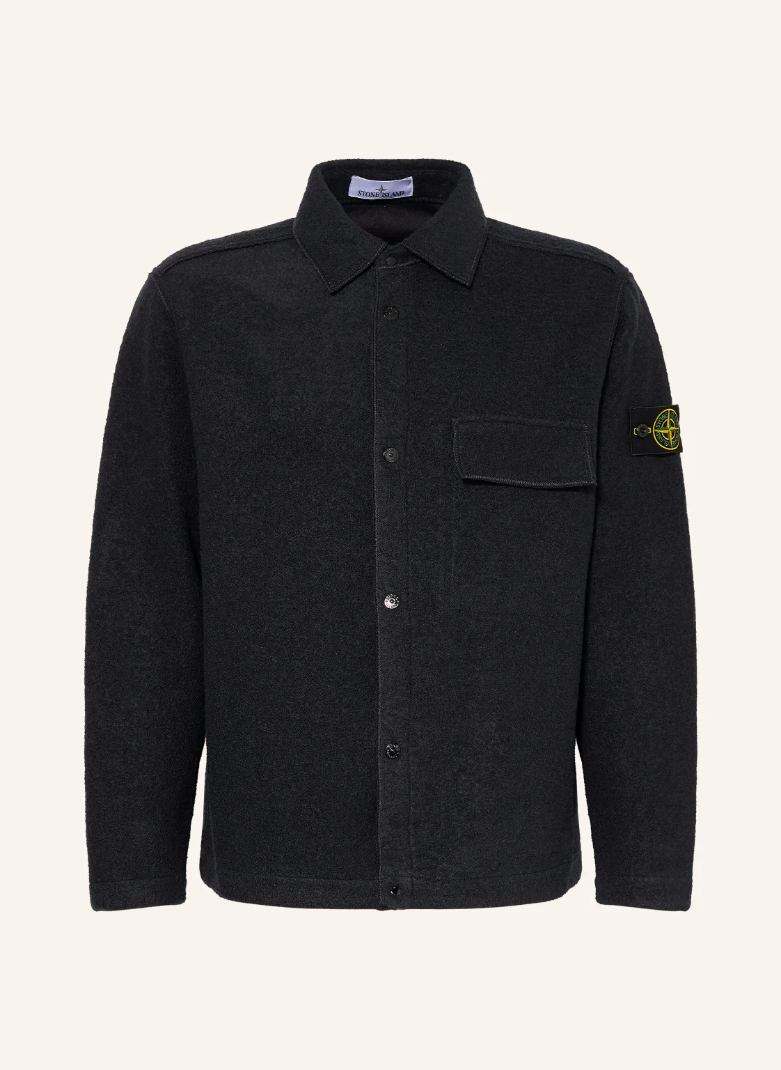 STONE ISLAND Overjacket aus Bouclé