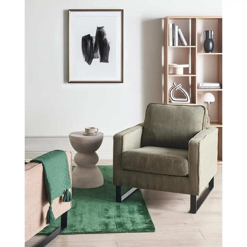 VIND - Fauteuil - Groen - Corduroy