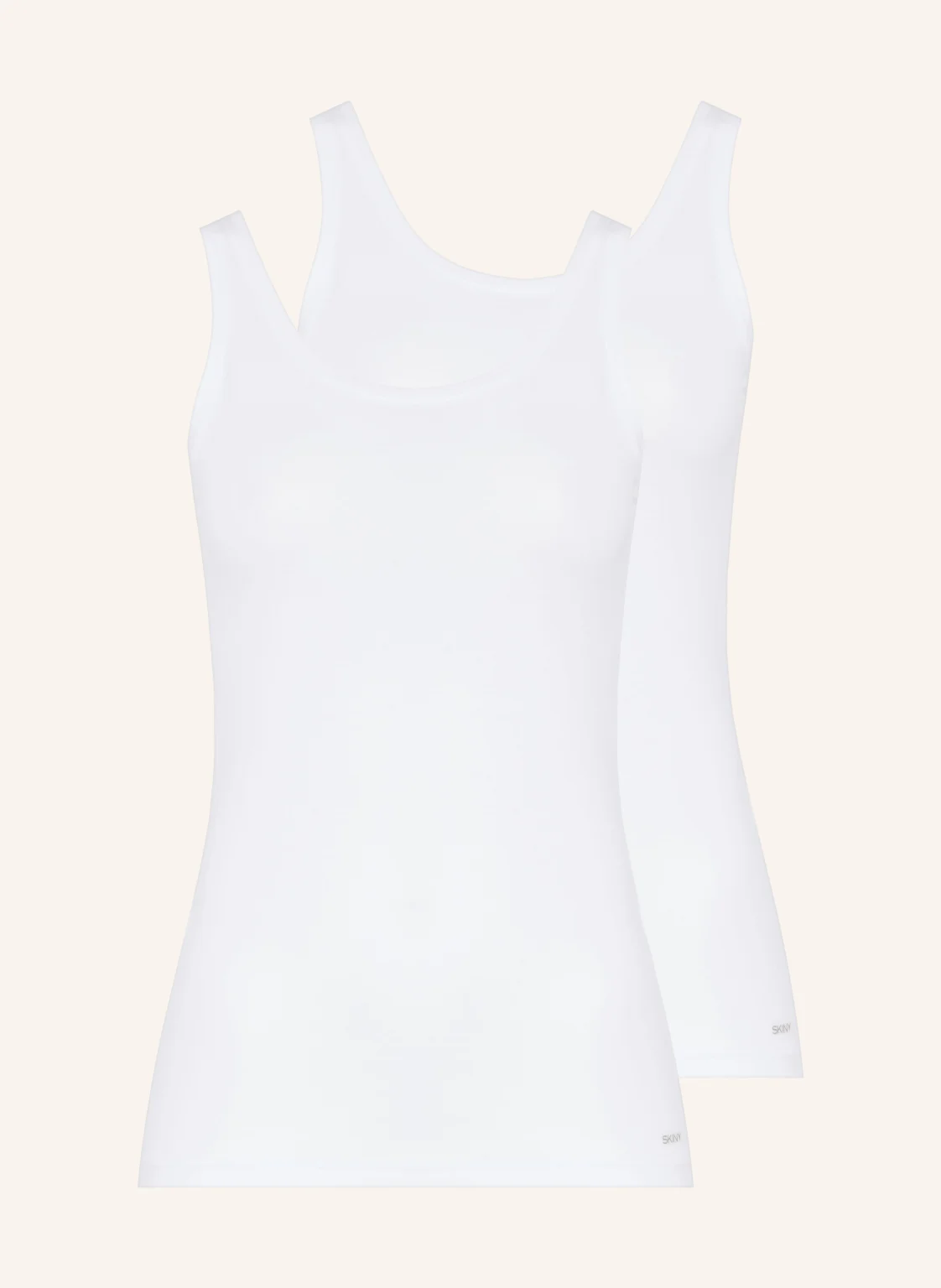 Skiny 2er-Pack Tops ADVANTAGE COTTON STRETCH