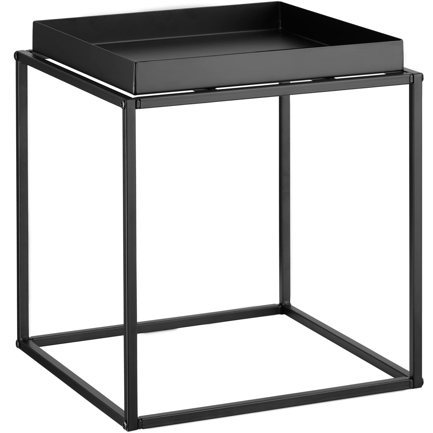 - Table d'appoint en Acier noir
