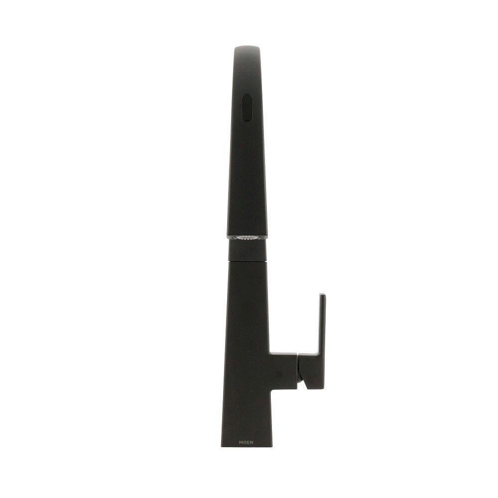 Moen Nio Smart Pulldown Kitchen Faucet, Black Stainless Steel