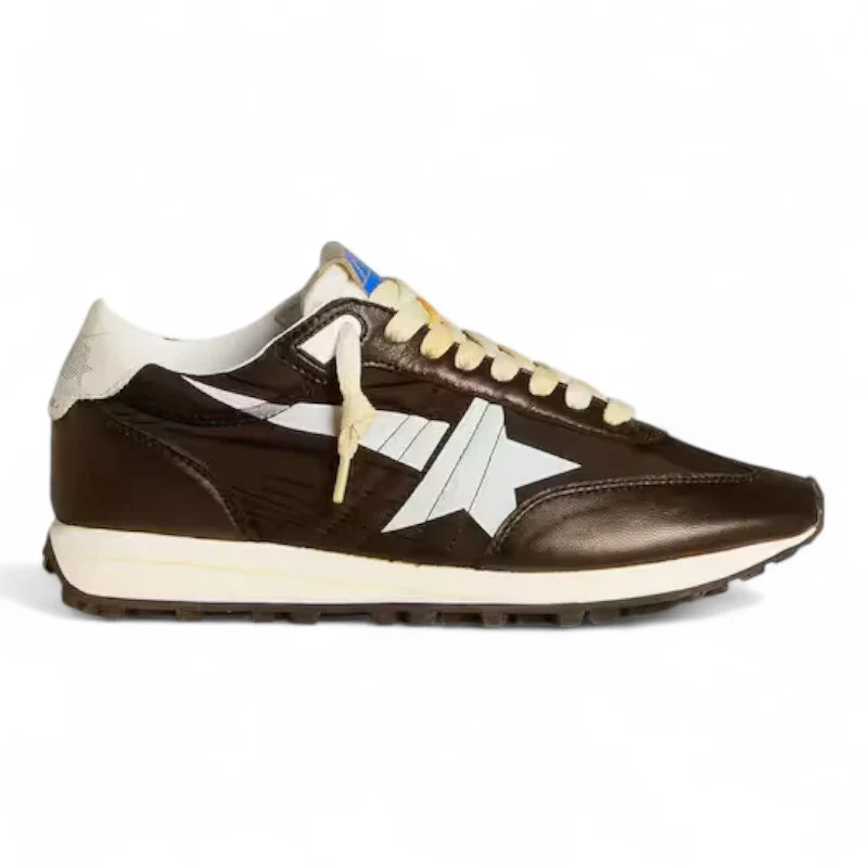 Marathon with black nylon upper and white star