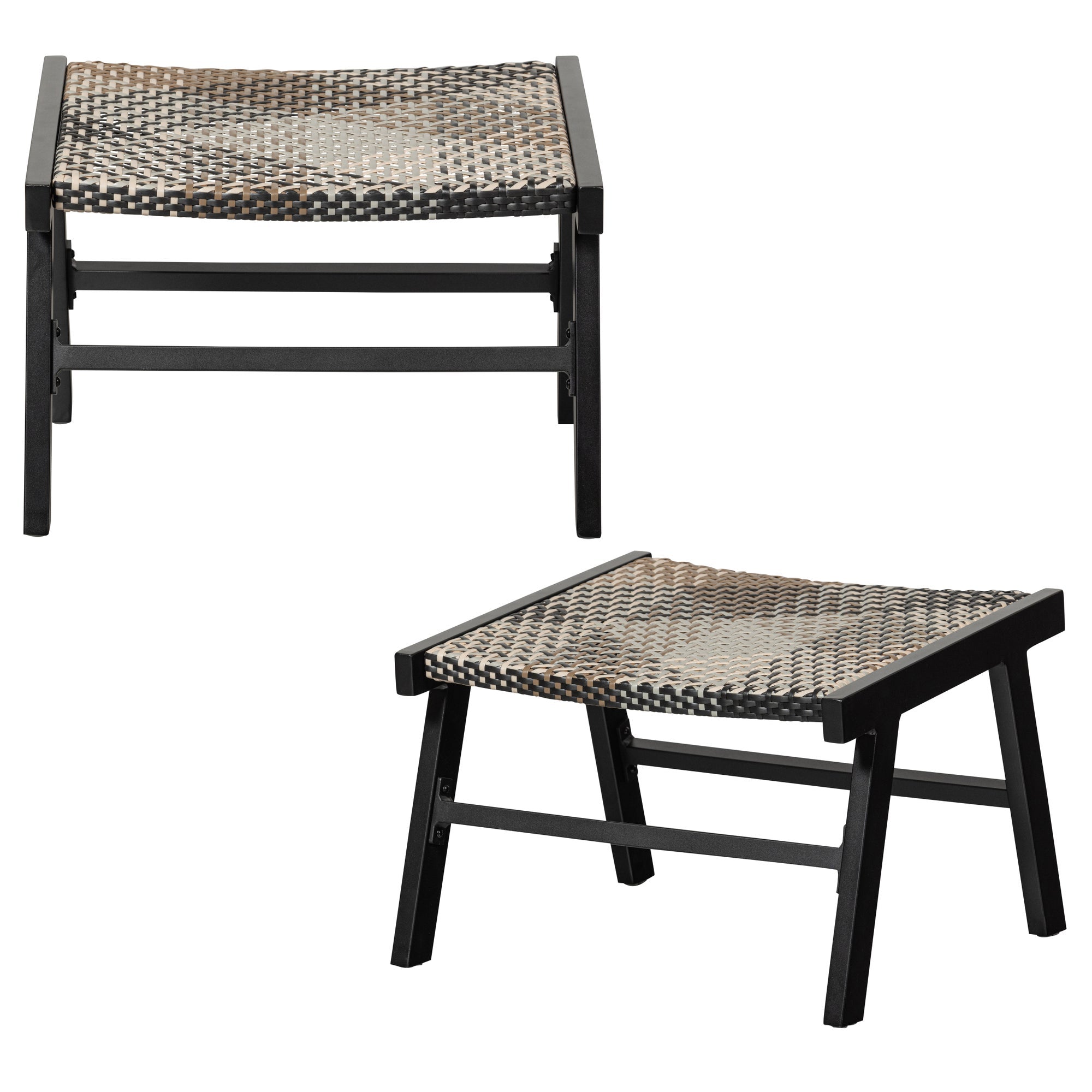 WOOOD hocker tuin Pom - Aluminium - Multicolor - Set van 2
