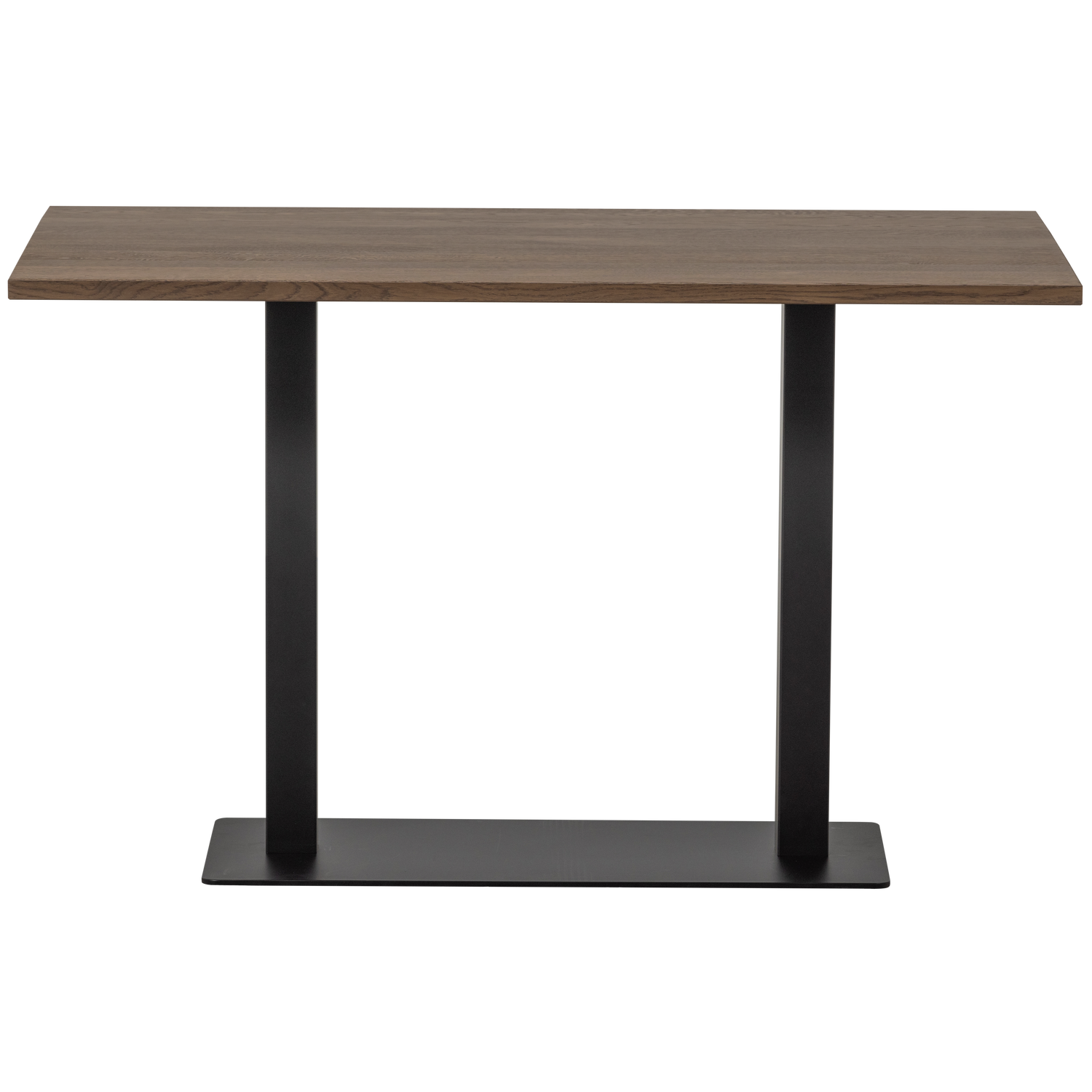 WOOOD dubbele vierkante buisvoet Bistro - Metaal - Zwart - 72x80x40