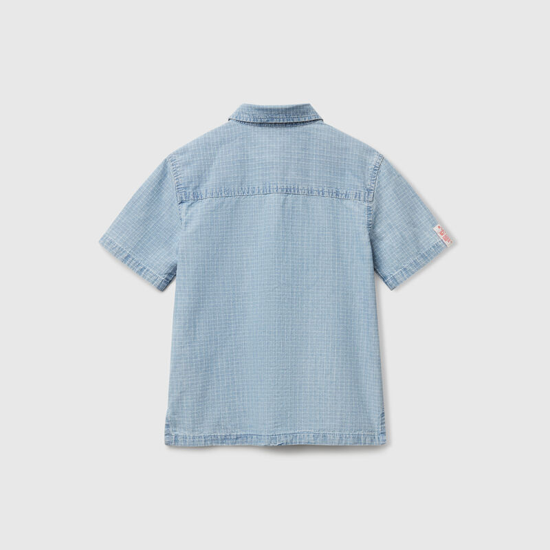 Check shirt in pure cotton